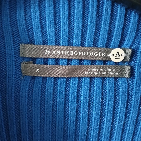 Anthropologie Women's Size Small The Thea Twofer Sweater Dress Royal Blue Maxi - Picture 10 of 16